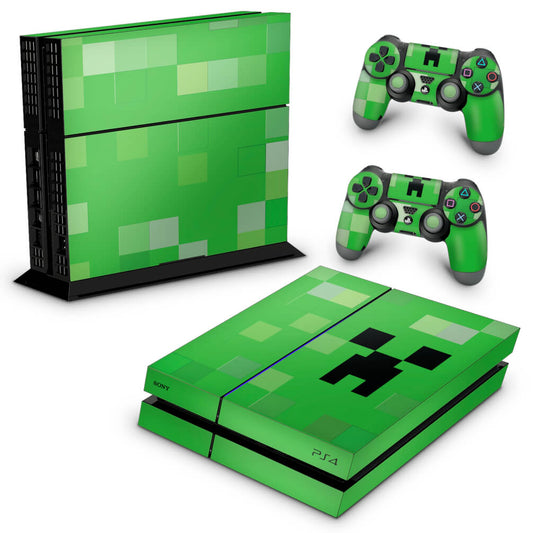 PS4 Fat Skin Anti-Rage - Creeper Minecraft