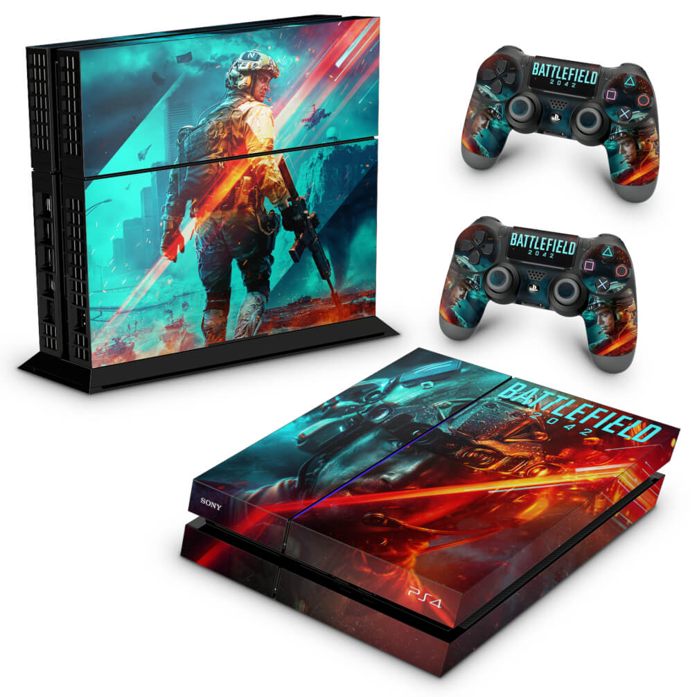 Skin Anti-Rage PS4 Fat - Battlefield 2042 - Pop Arte Skins