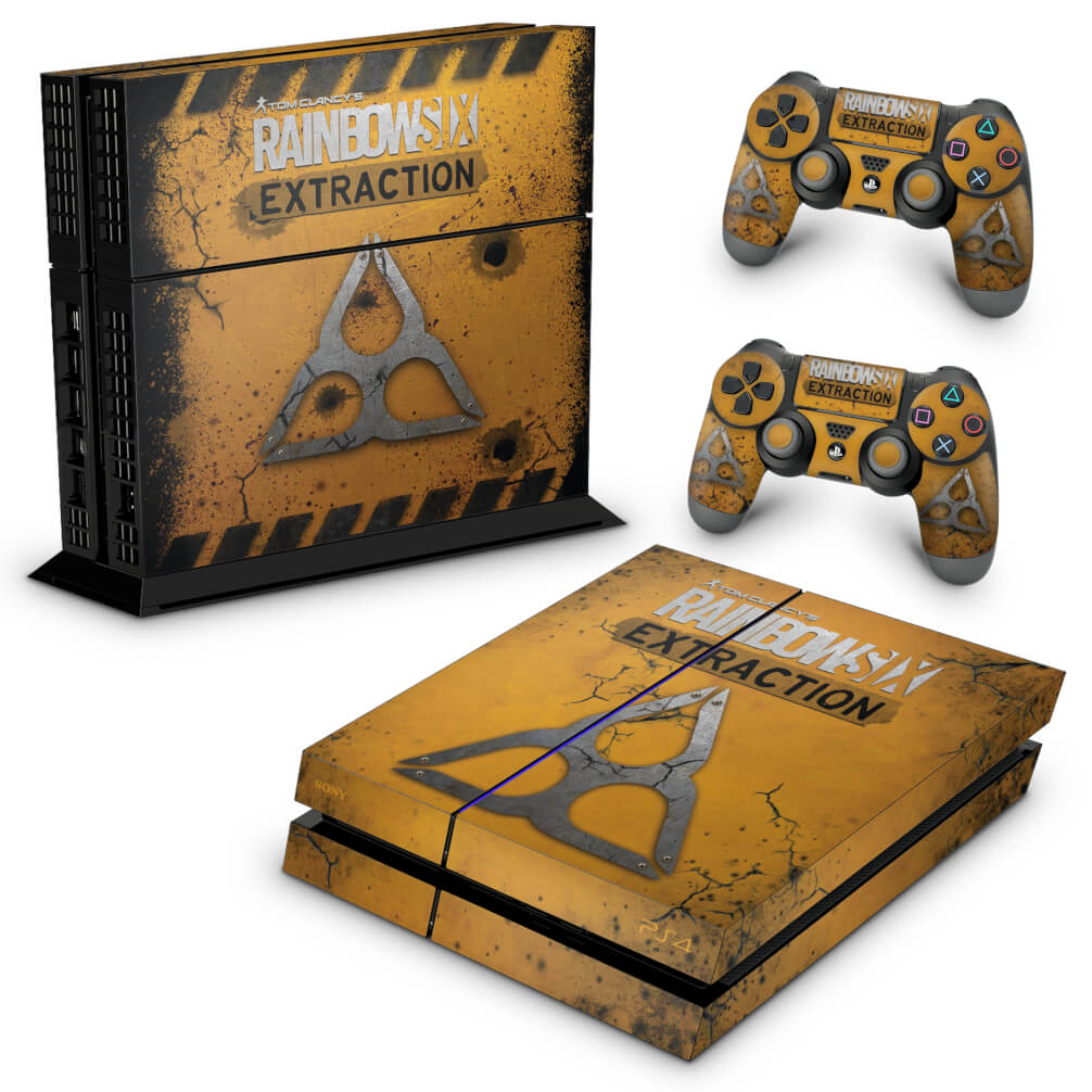 Skin Anti-Rage PS4 Fat - Tom Clancy's Rainbow Six Siege Extraction - Pop Arte Skins