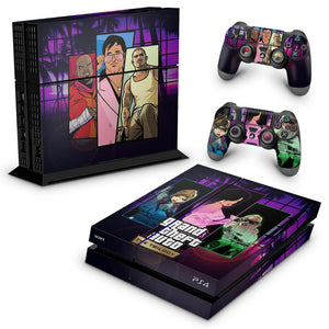 Skin Anti-Rage PS4 Fat - GTA The Trilogy - Pop Arte Skins