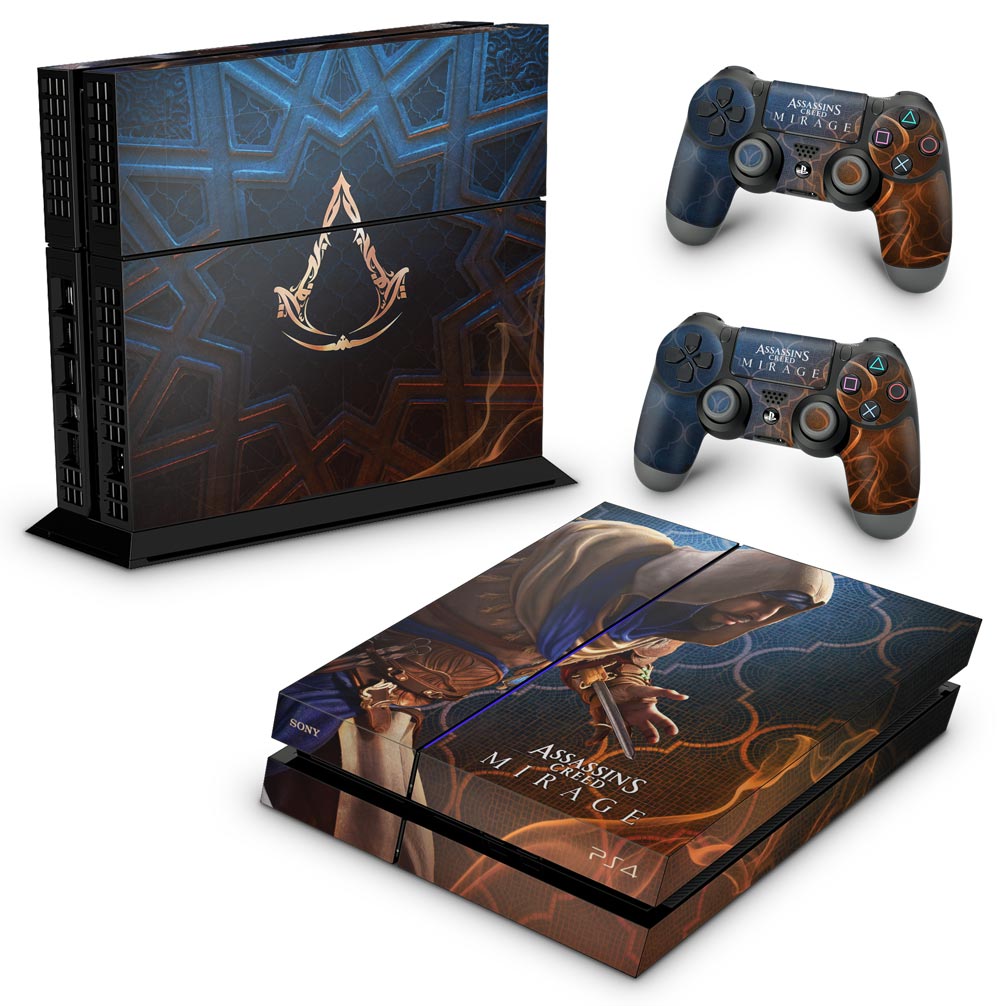 Skin Anti-Rage PS4 Fat - Assassin's Creed Mirage - Pop Arte Skins