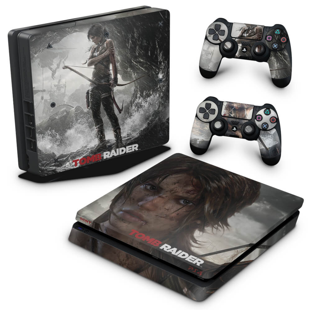 Skin Anti-Rage PS4 Slim - Tomb Raider