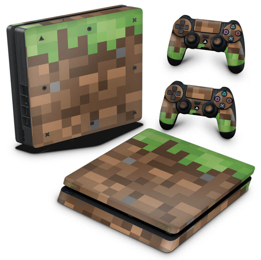 Skin Anti-Rage PS4 Slim - Minecraft