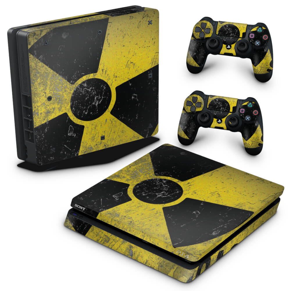 Skin Anti-Rage PS4 Slim - Radioativo