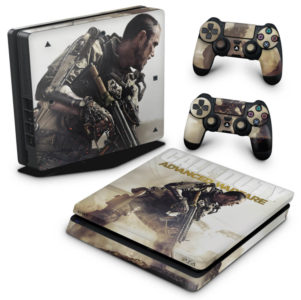 Skin Anti-Rage PS4 Slim - Call of Duty Advanced Warfare