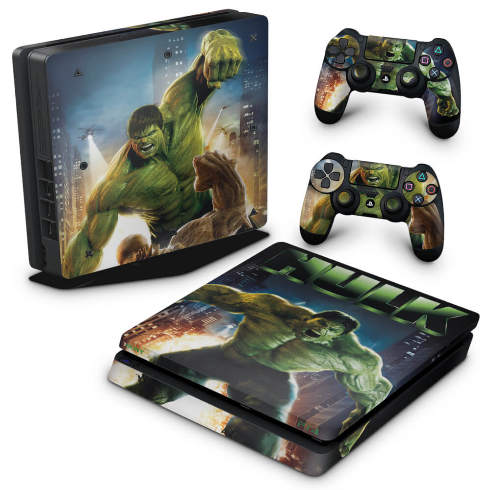 Skin Anti-Rage PS4 Slim - Hulk