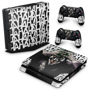 Skin Anti-Rage PS4 Slim - Joker Coringa Batman