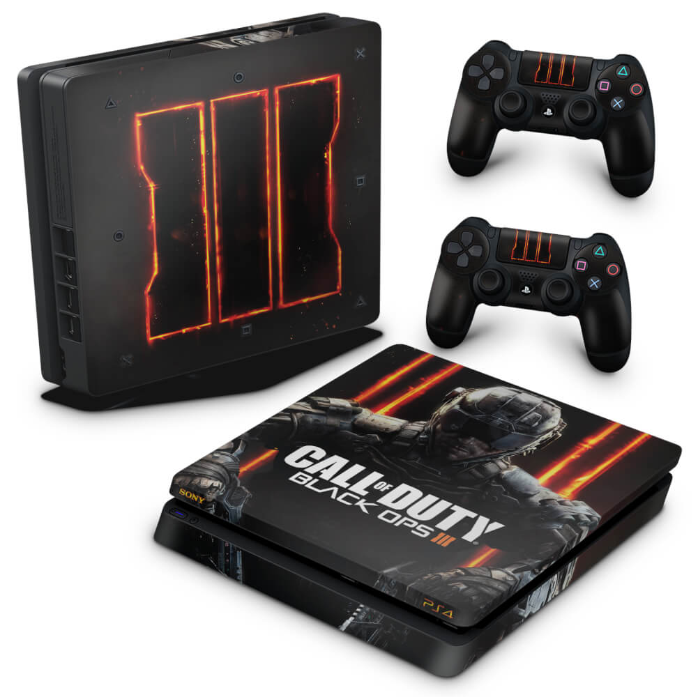 Skin Anti-Rage PS4 Slim - Call of Duty Black Ops 3