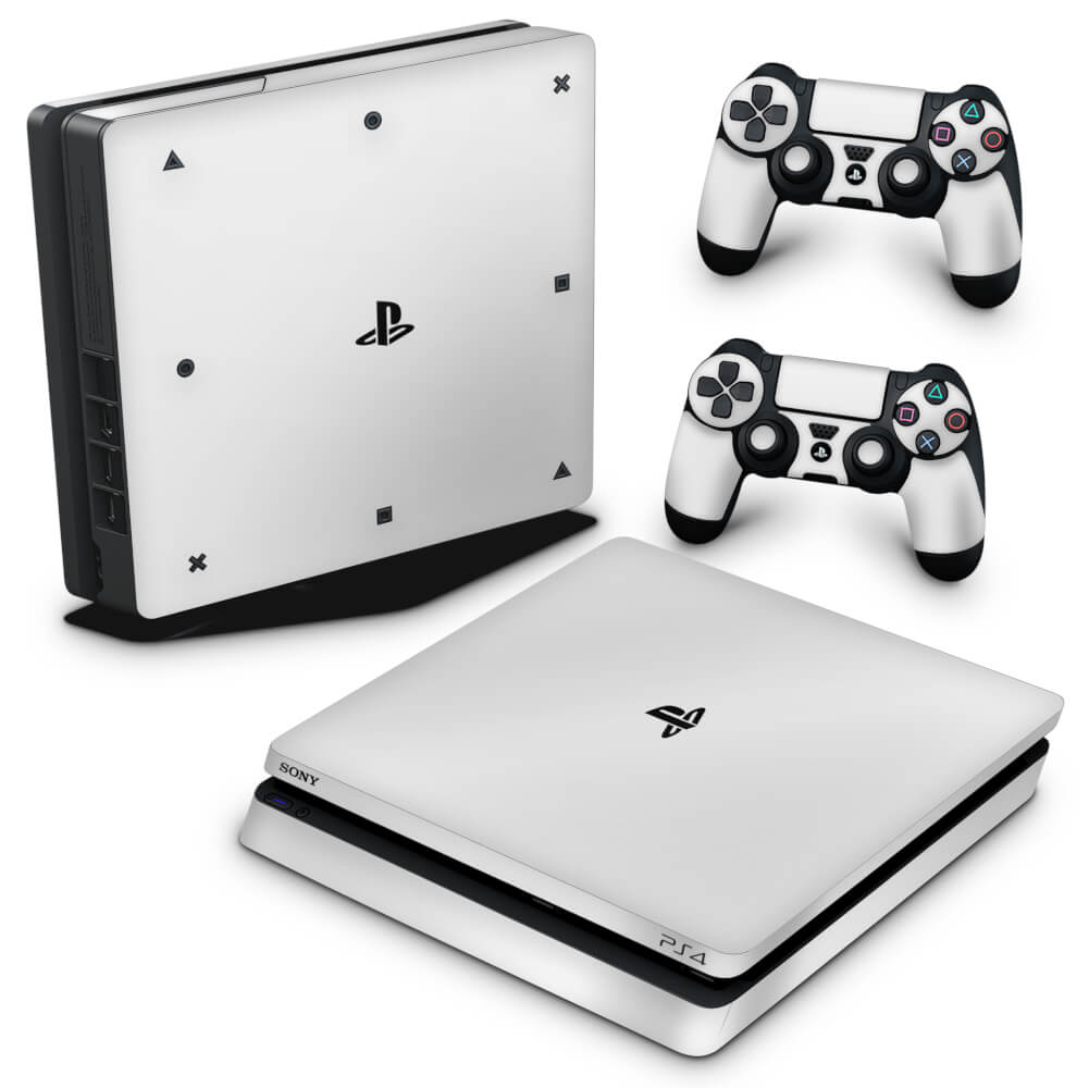 PS4 Slim Skin Anti-Rage - Branco