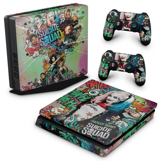 Skin Anti-Rage PS4 Slim - Esquadrão Suicida #A