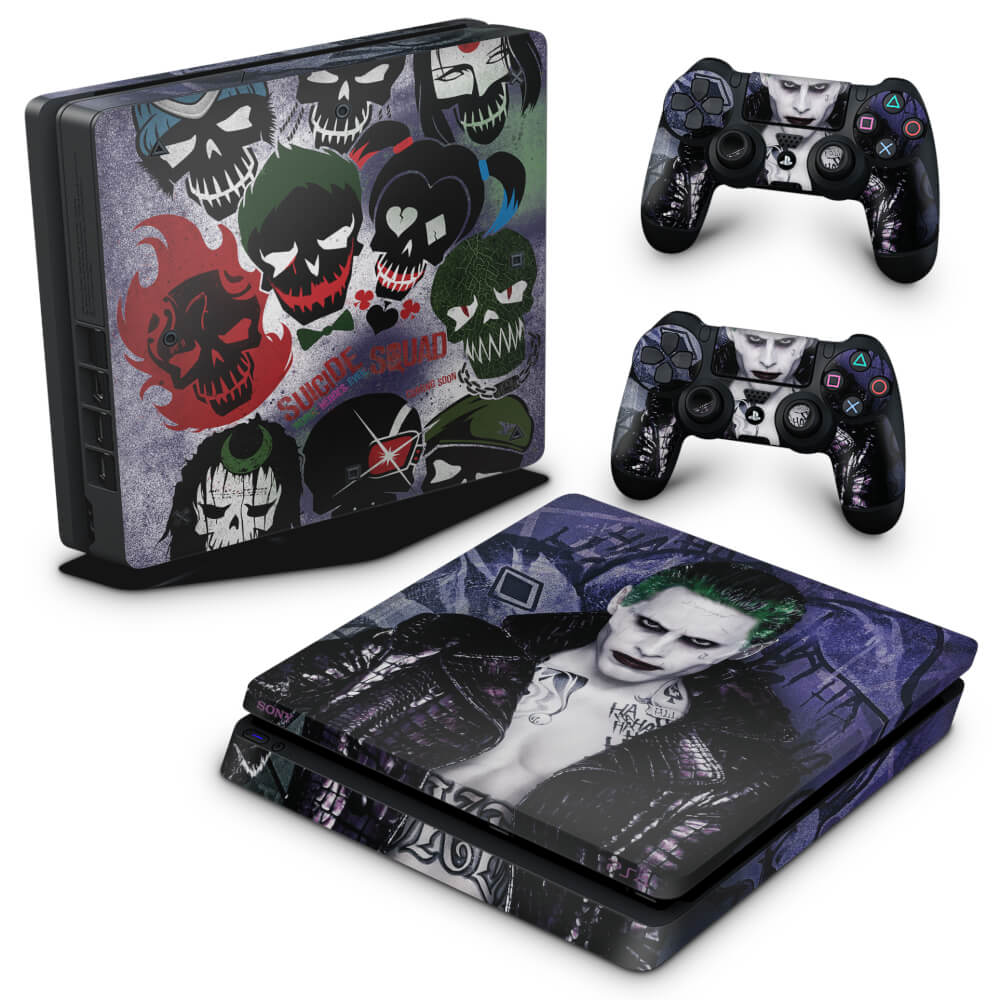 Skin Anti-Rage PS4 Slim - Esquadrão Suicida #D