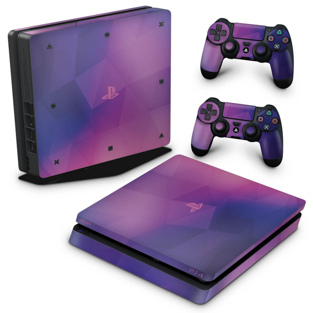 Skin Anti-Rage PS4 Slim - Arte Abstrata #1
