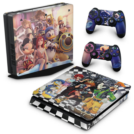 Skin Anti-Rage PS4 Slim - Kingdom Hearts
