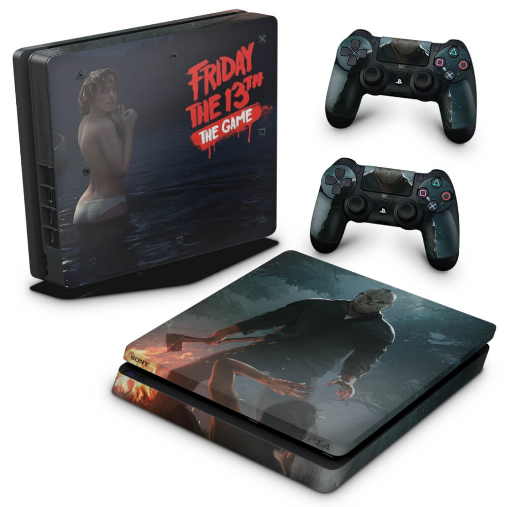 Skin Anti-Rage PS4 Slim - Friday the 13th The game Sexta-Feira 13