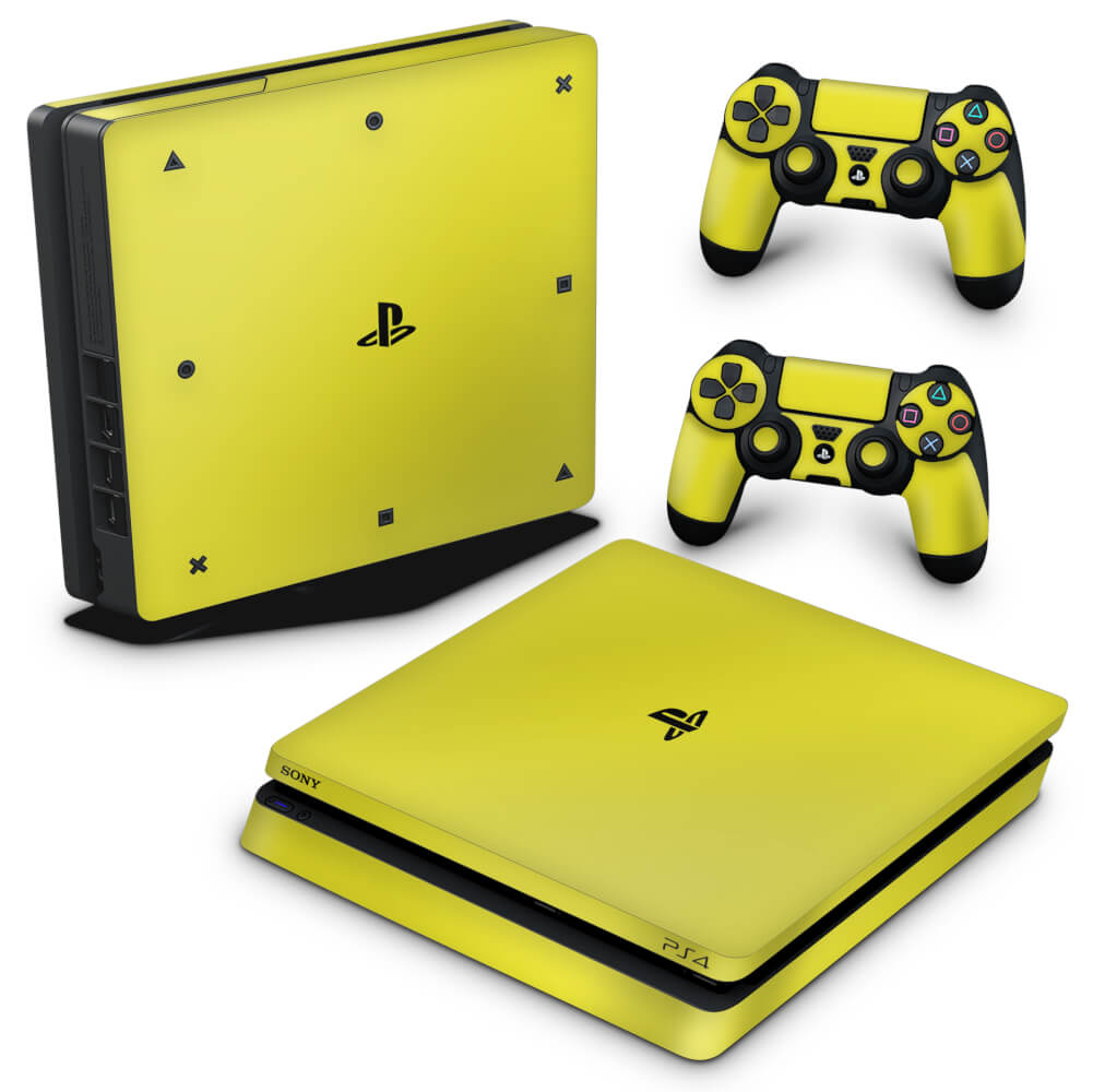 Skin Anti-Rage PS4 Slim - Amarelo