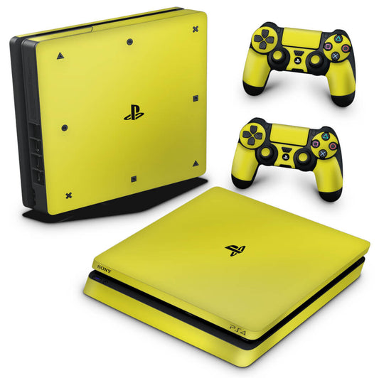 Skin Anti-Rage PS4 Slim - Amarelo