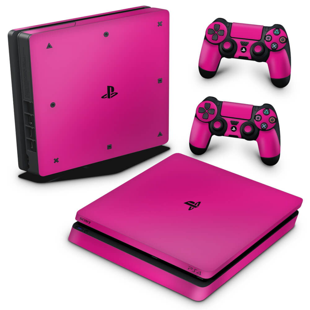 Skin Anti-Rage PS4 Slim - Rosa Pink