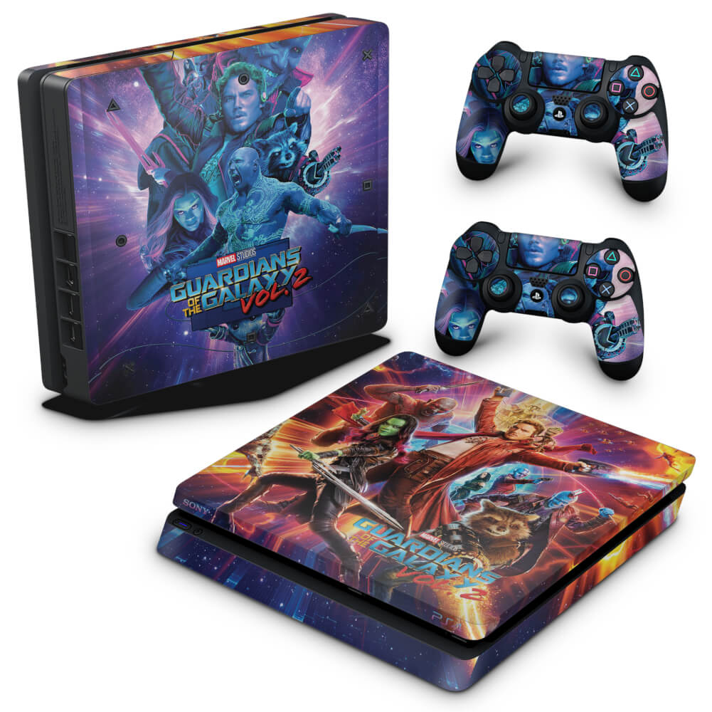 Skin Anti-Rage PS4 Slim - Guardiões da Galáxia Vol. 2