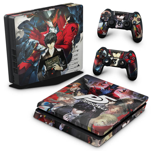 PS4 Slim Skin Anti-Rage - Persona 5