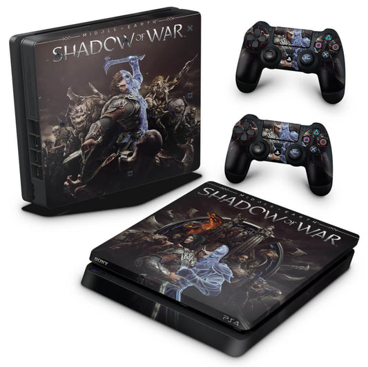 PS4 Slim Skin Anti-Rage - Shadow of War
