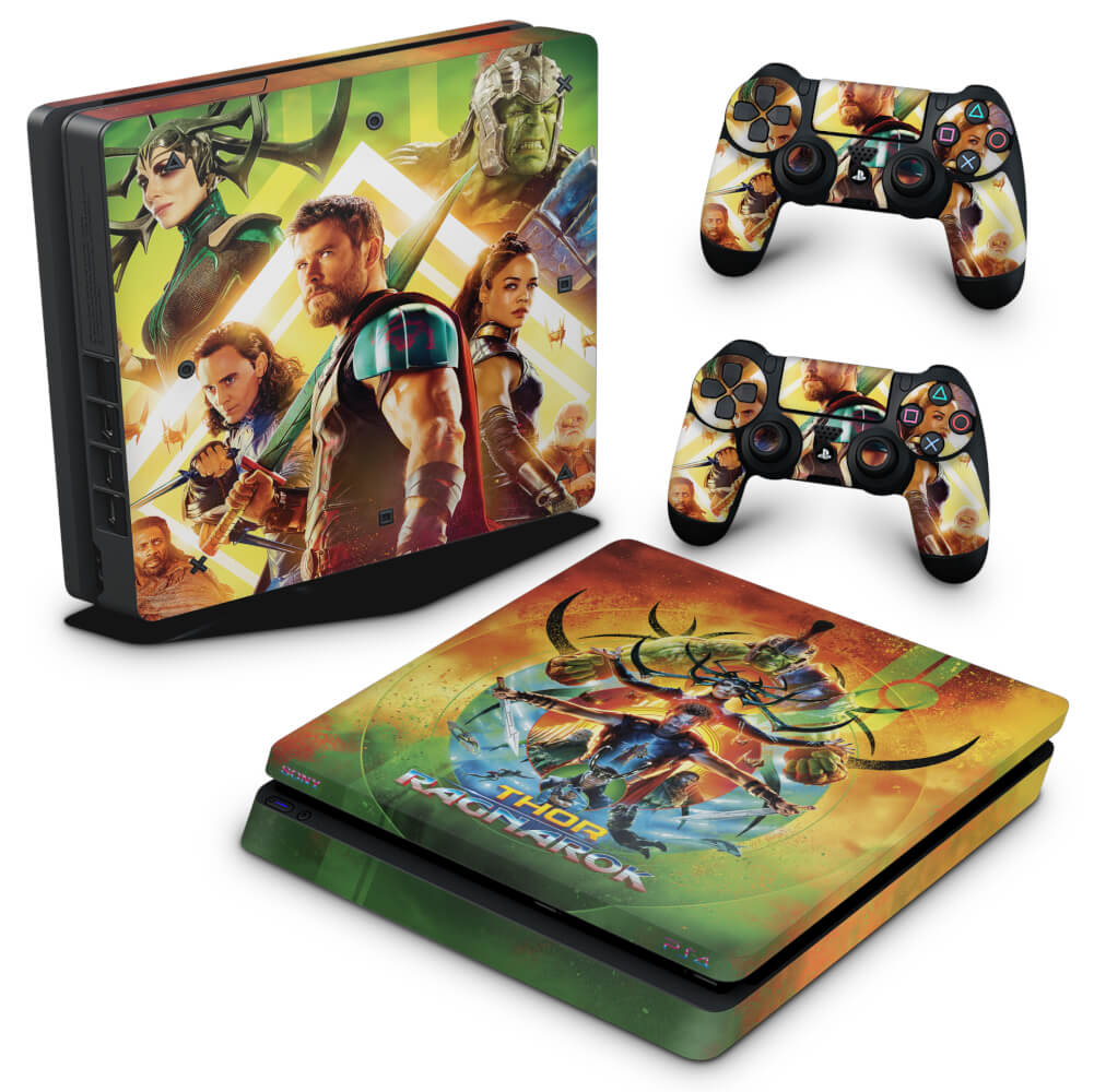 Skin Anti-Rage PS4 Slim - Thor Ragnarok