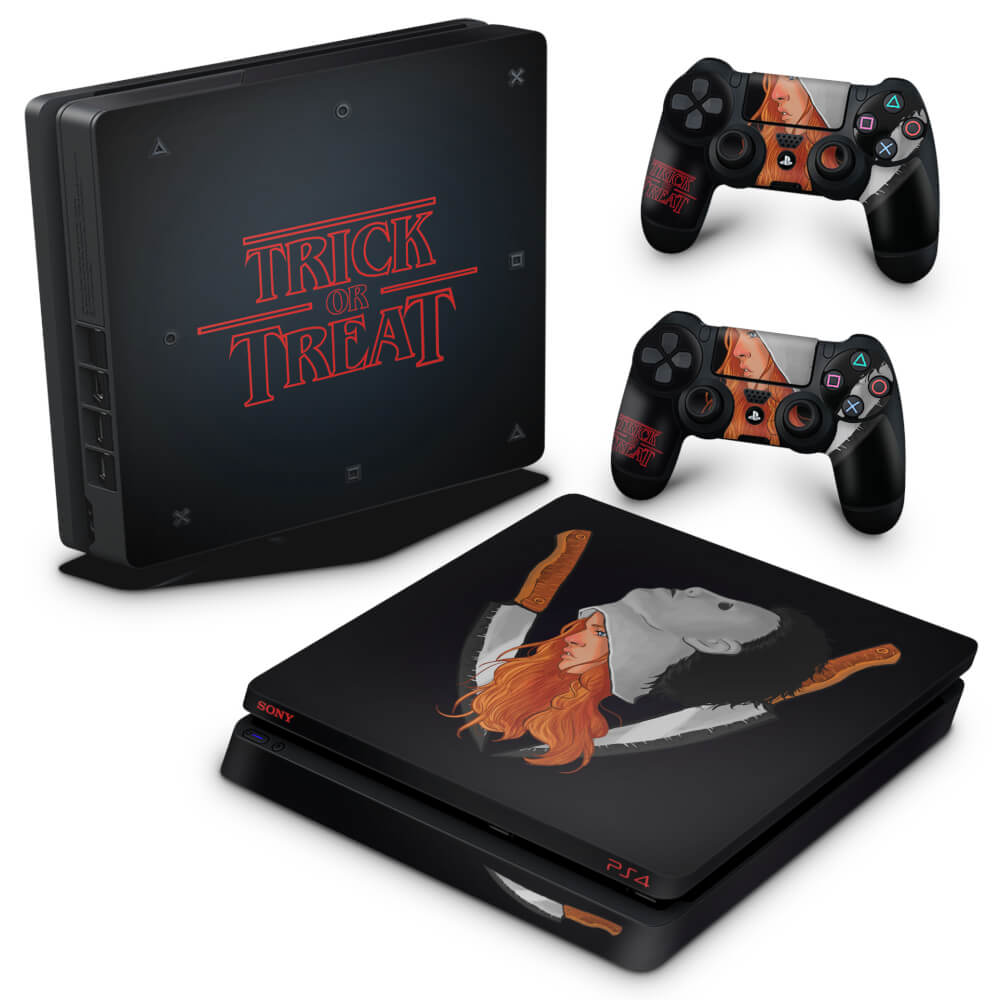 Skin Anti-Rage PS4 Slim - Stranger Things Max