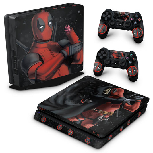 PS4 Slim Skin Anti-Rage - Deadpool 2