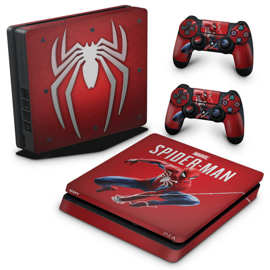 PS4 Slim Skin Anti-Rage - Homem Aranha Spider-man