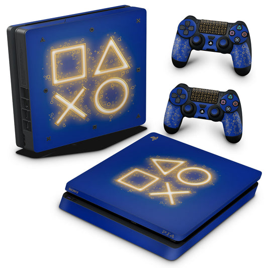 PS4 Slim Skin Anti-Rage - Days Of Play Edição Limitada