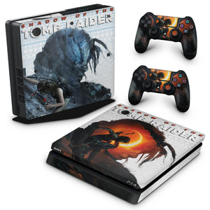 Skin Anti-Rage PS4 Slim - Shadow Of The Tomb Raider