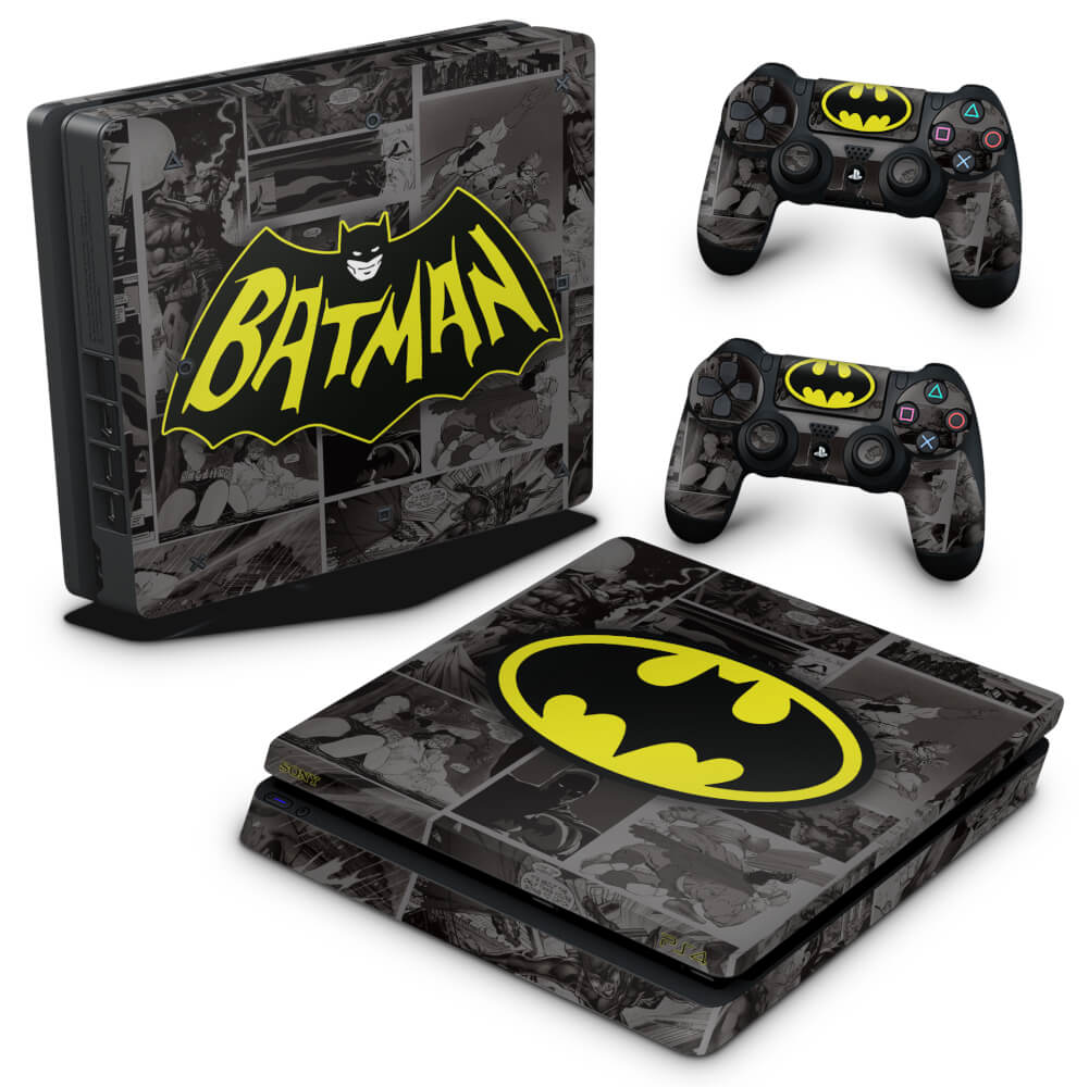 PS4 Slim Skin Anti-Rage - Batman Comics