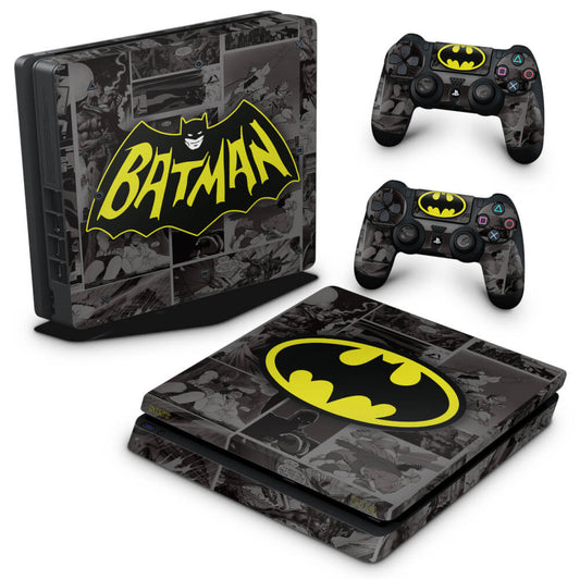 PS4 Slim Skin Anti-Rage - Batman Comics