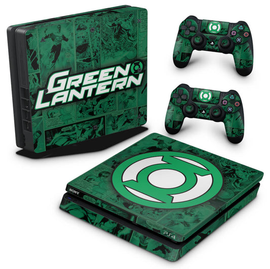 PS4 Slim Skin Anti-Rage - Lanterna Verde Comics