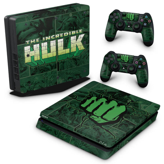 PS4 Slim Skin Anti-Rage - Hulk Comics