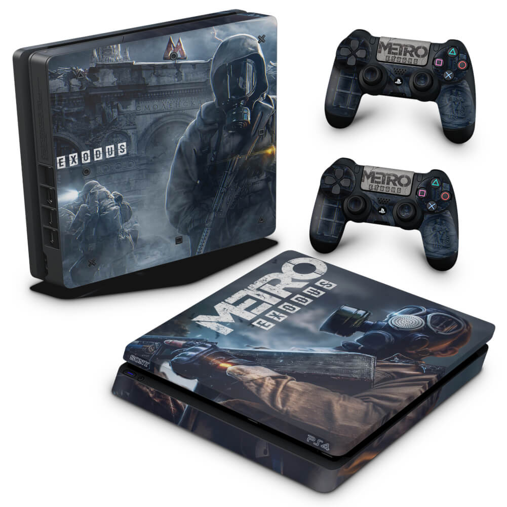 PS4 Slim Skin Anti-Rage - Metro Exodus