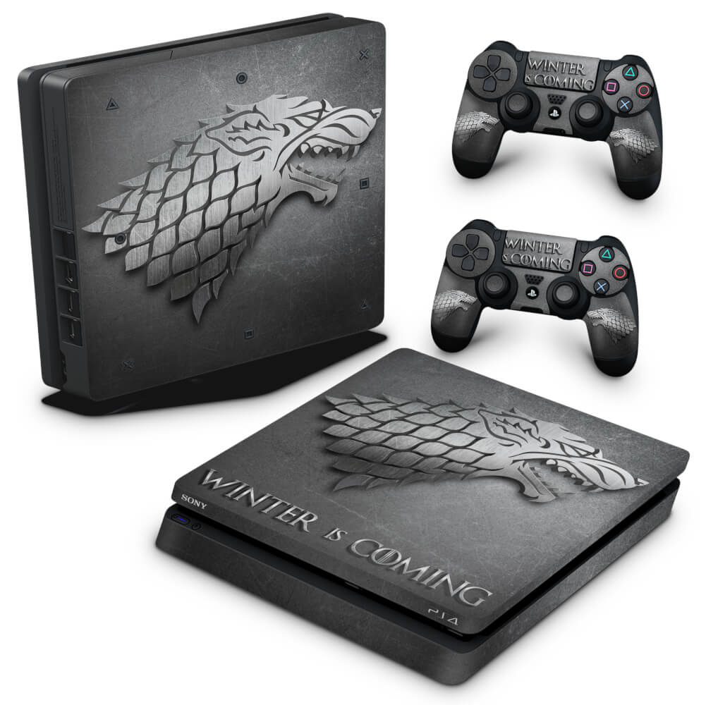 PS4 Slim Skin Anti-Rage - Game Of Thrones Stark