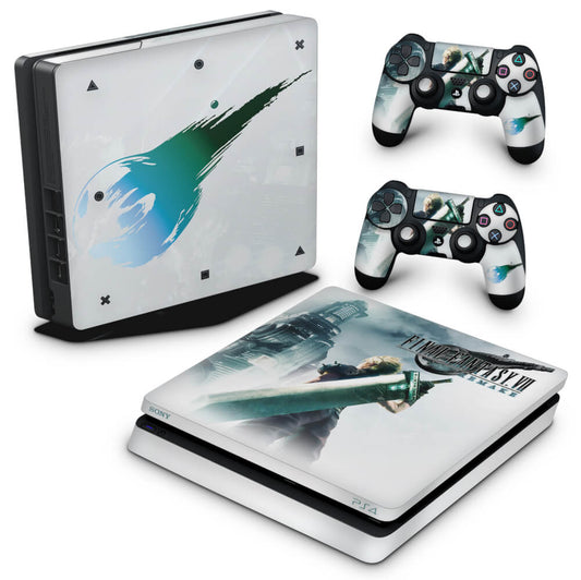 PS4 Slim Skin Anti-Rage - Final Fantasy 7 Remake