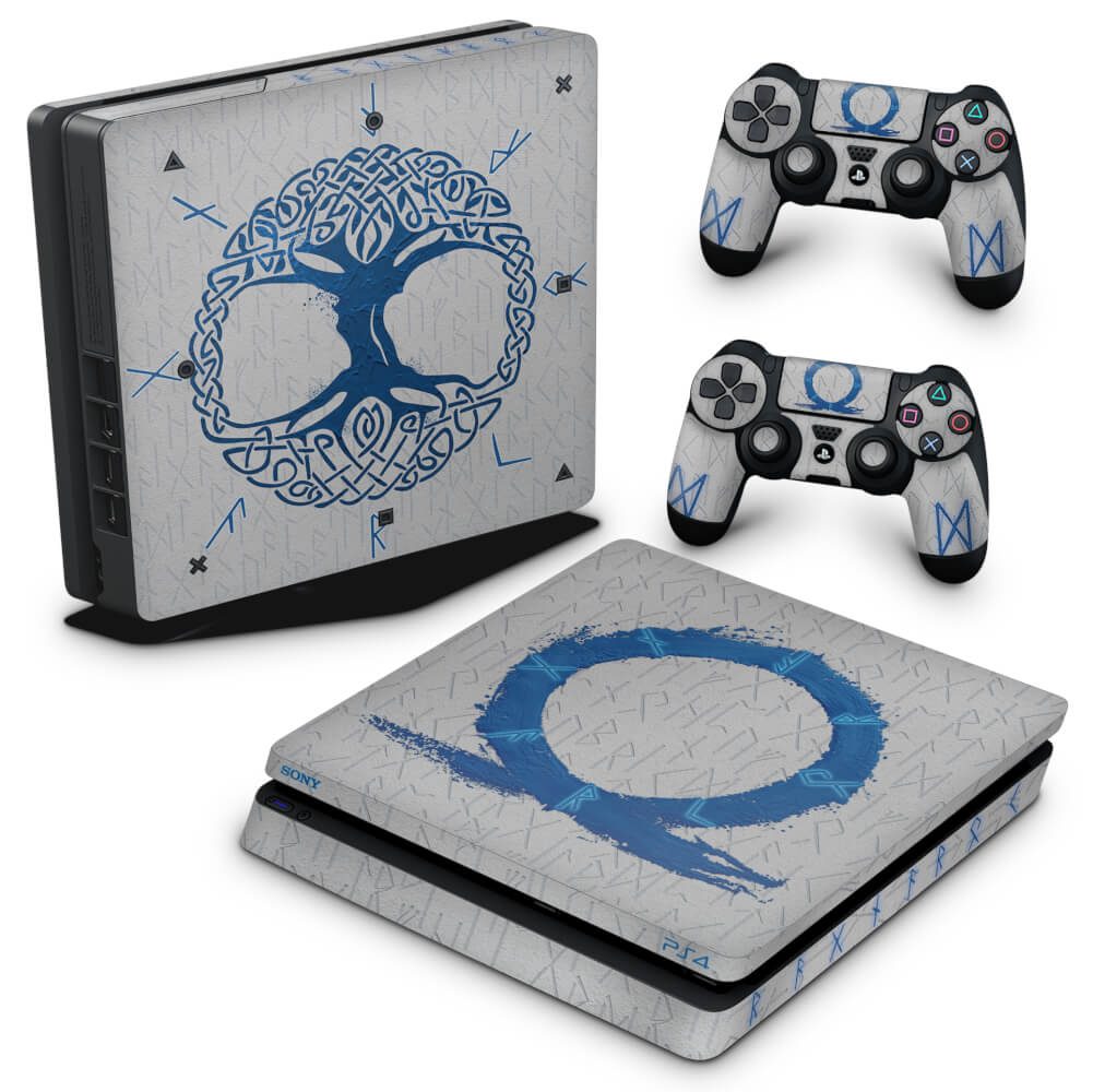 Skin Anti-Rage PS4 Slim - God of War Ragnarok