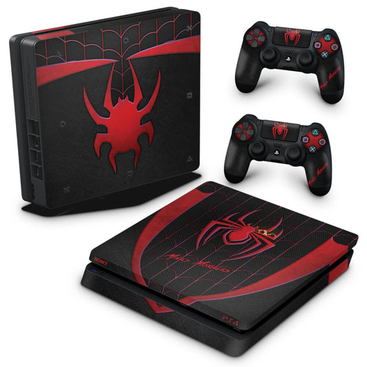 PS4 Slim Skin Anti-Rage - Spider-Man: Miles Morales