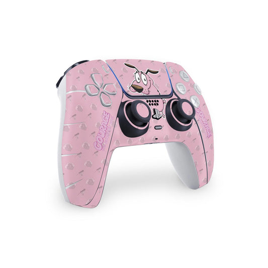 Skin Anti-Rage PS5 Controle - Coragem: O Cão Covarde