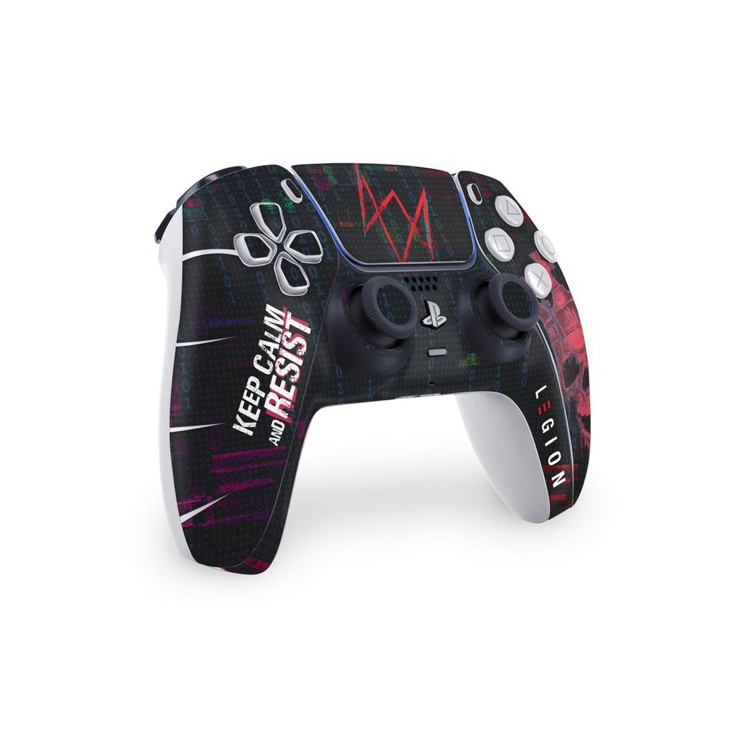 Skin Anti-Rage PS5 Controle - Watch Dogs Legion - Pop Arte Skins - foto 2