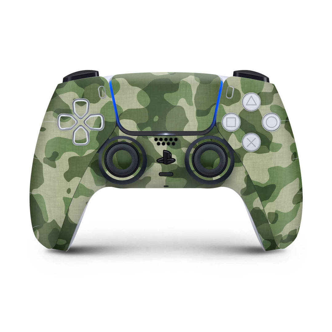 Skin Anti-Rage PS5 Controle - Camuflado Verde