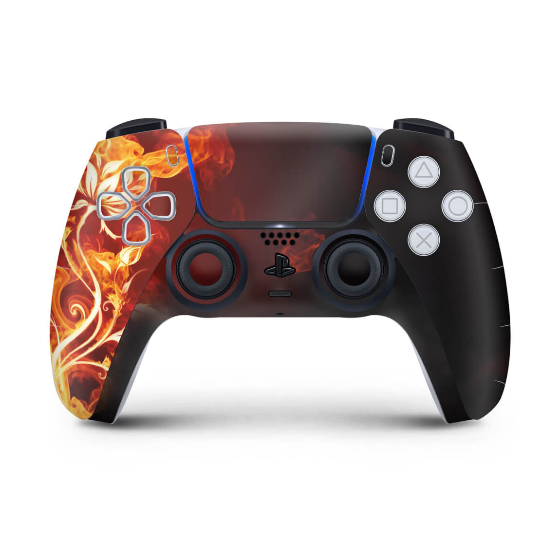 Skin Anti-Rage PS5 Controle - Fire Flower