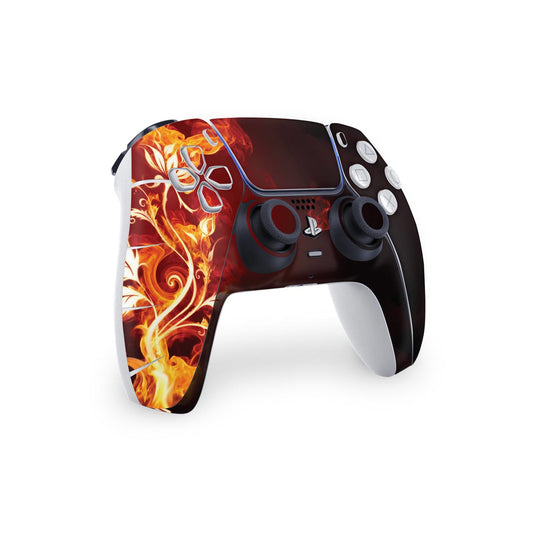 Skin Anti-Rage PS5 Controle - Fire Flower