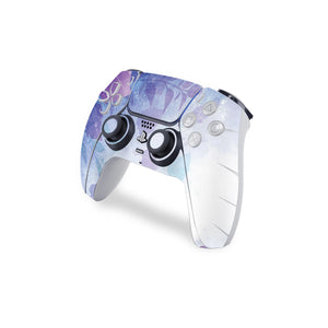 Skin Anti-Rage PS5 Controle - Folhas Lilás - Pop Arte Skins - foto 3