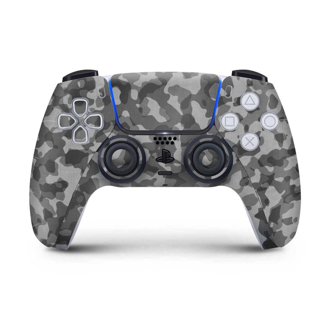 Skin Anti-Rage PS5 Controle - Camuflado Cinza