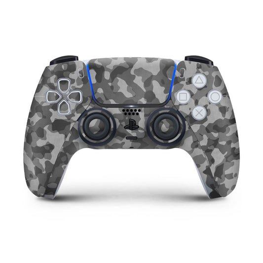 Skin Anti-Rage PS5 Controle - Camuflado Cinza