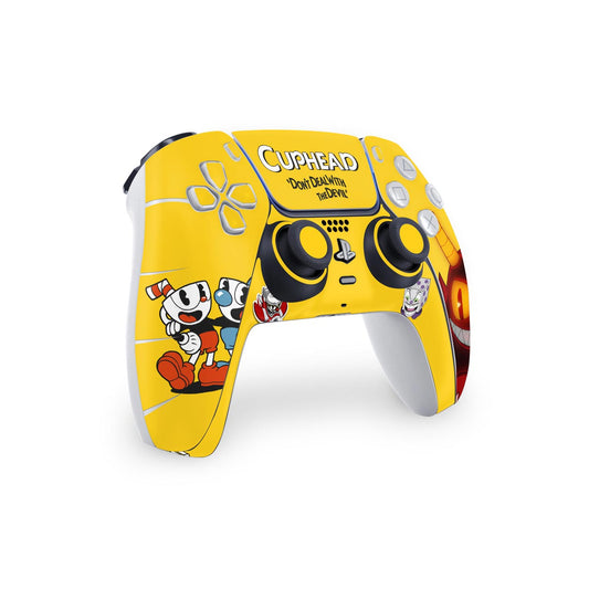 Skin Anti-Rage PS5 Controle - Cuphead