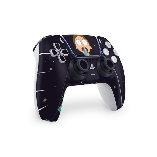 Skin Anti-Rage PS5 Controle - Morty Rick And Morty
