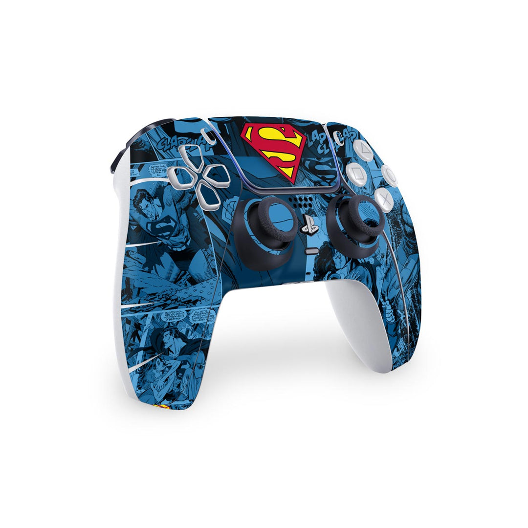 Skin Anti-Rage PS5 Controle - Superman Comics - Pop Arte Skins - foto 2